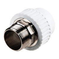 Муфта PPRC комбинированная НР  40х1 1/4" под ключ (РТП 10668) (48/6шт)