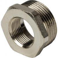 Футорка латунная STOUT Ду32x20 (1 1/4x3/4") никелированная SFT-0029-011434