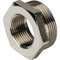 Футорка латунная STOUT Ду50x15 (2x1/2") никелированная SFT-0029-000212