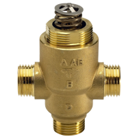 Клапан регулирующий латунь VZ3 Ду 15 Ру16 Kvs=1м3/ч НР G1/2" Danfoss 065Z5413