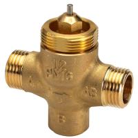 Клапан регулирующий латунь VZL2 Ду 15 Ру16 Kvs=0.63м3/ч НР G1/2" Danfoss 065Z2072