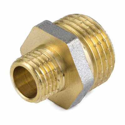 Ниппель латунный переходной НР Ду15х 8 (1/2"х1/4") Aquasfera 9023-01