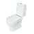 Унитаз-компакт Sanita Luxe FEST COMFORT гориз. выпуск, 2х режимный дюропласт WC.CC/FEST/2-DM/WHT.G/S
