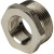 Футорка латунная STOUT Ду32x20 (1 1/4x3/4") никелированная SFT-0029-011434 Футорка латунная STOUT Ду32x20 (1 1/4x3/4") никелированная SFT-0029-011434
