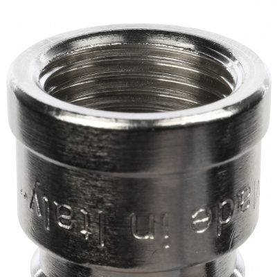 Муфта латунная STOUT переходная ВВ Ду15x10 (1/2x3/8") никелированная SFT-0006-001238