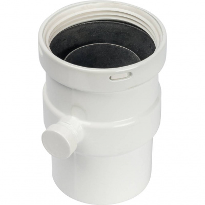 Труба дымохода DN80  п/м с патрубком для отвода конденсата STOUT, SCA-0080-020137 (алюминий)