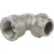 Угольник латунный STOUT с ребордой НВ Ду20 (3/4") никелированный SFT-0016-000034 Угольник латунный STOUT с ребордой НВ Ду20 (3/4") никелированный SFT-0016-000034