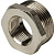 Футорка латунная STOUT Ду32x20 (1 1/4x3/4") никелированная SFT-0029-011434