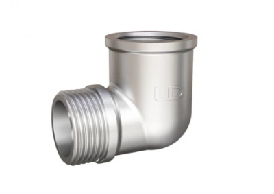 Угольник латунный ВН Ду15 (1/2") c ребордой LD