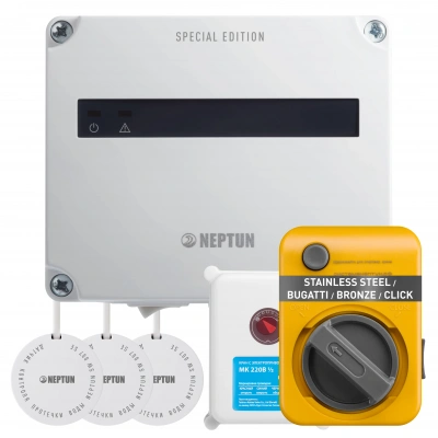 Защита от протеч SPECIAL EDITION Ду20 Ру40 м/м 220В Neptun (модуль 1шт, кран 2шт, датчик 3шт)