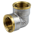Угольник латунный ВВ Ду15 (1/2") никель TIM LF022N