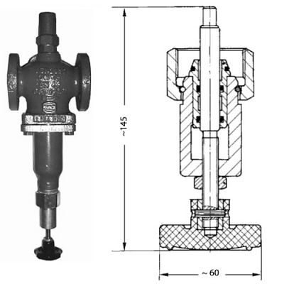 Рукоятка клапана запорно-регулирующ для VFG(S),VFQ2 Danfoss 003G1499