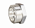 Футорка латунь Ду15x10 (1/2х3/8") никель LD