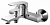 Смеситель для ванны Rush Gozo GZ3735-44