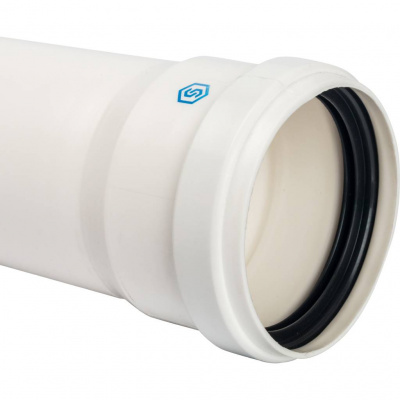 Труба дымохода DN80 L=1000мм, STOUT, SCA-0080-001000 (алюминий)