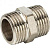 Ниппель латунный STOUT Ду15 (1/2") никелированный SFT-0004-001212