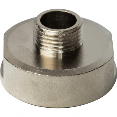 Переходник латунный STOUT ВН Ду32x15 (1 1/4x1/2") никелированный SFT-0008-011412