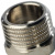 Футорка латунная STOUT Ду15х8 (1/2"х1/4")  никелированная SFT-0029-001214