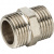 Ниппель латунный STOUT Ду40 (1 1/2") никелированный SFT-0004-112112
